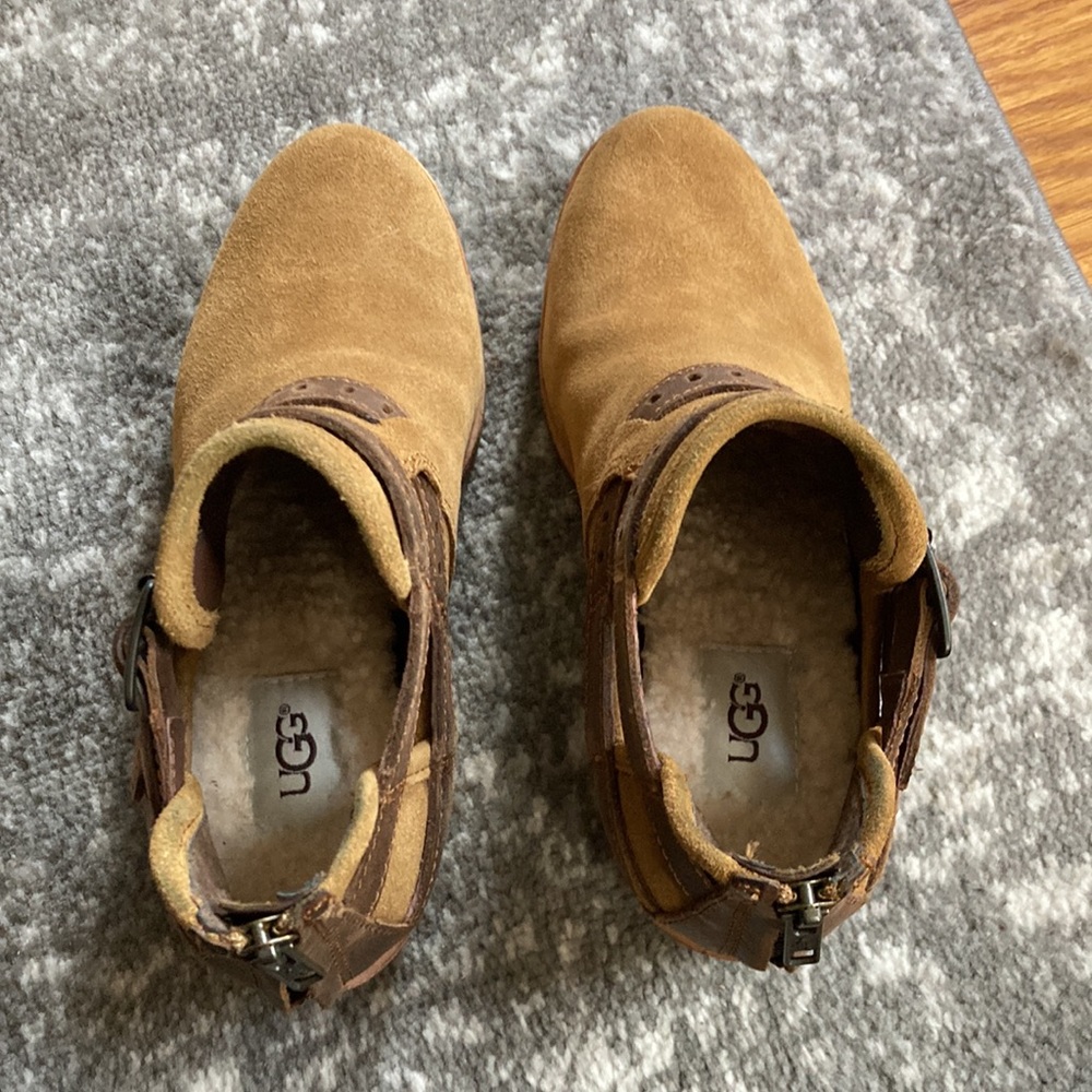 Ugg boots women’s “patsy” size 6. Chestnut suede. Like new condition! - Picture 3 of 7